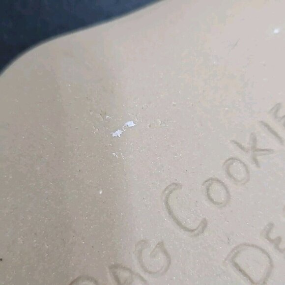 Brown Bag Cookie Art Mold Cat Girl Wearing Apron Giant Stamp Ceramic Vtg 1992 - Picture 12 of 13